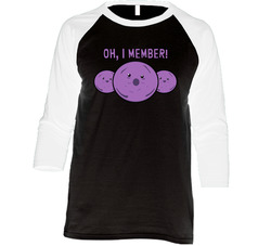 Oh, I Member! Member Berries Unisex Vintage Raglan Retro Raglan 3/4 Sleeve Shirt Oh, I Member! Member Berries Unisex Vintage Raglan Retro Raglan 3/4 Sleeve Shirt