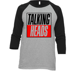 Talking Heads Retro New Wave Music Vintage Raglan Retro Raglan 3/4 Sleeve Shirt Talking Heads Retro New Wave Music Vintage Raglan Retro Raglan 3/4 Sleeve Shirt