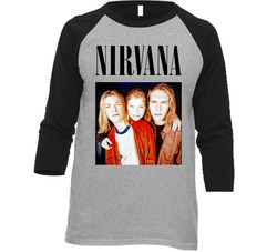 Funny Nirvana Hanson Mashup 90's Pop Punk Band Fan V2 Vintage Raglan Retro Raglan 3/4 Sleeve Shirt Funny Nirvana Hanson Mashup 90's Pop Punk Band Fan V2 Vintage Raglan Retro Raglan 3/4 Sleeve Shirt