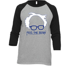 Bernie Sanders Vintage Raglan Retro Raglan 3/4 Sleeve Shirt Bernie Sanders Vintage Raglan Retro Raglan 3/4 Sleeve Shirt