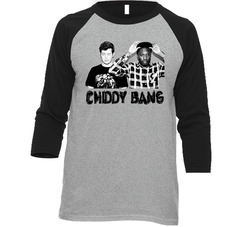 Chiddy Bang Dancing With The Dj Music Vintage Raglan Retro Raglan 3/4 Sleeve Shirt Chiddy Bang Dancing With The Dj Music Vintage Raglan Retro Raglan 3/4 Sleeve Shirt