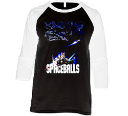 Spaceballs Classic Retro Movie Vintage Raglan Retro Raglan 3/4 Sleeve Shirt Spaceballs Classic Retro Movie Vintage Raglan Retro Raglan 3/4 Sleeve Shirt
