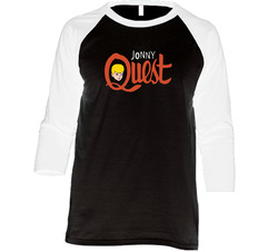 Jonny Quest Retro Cartoon Vintage Raglan Retro Raglan 3/4 Sleeve Shirt Jonny Quest Retro Cartoon Vintage Raglan Retro Raglan 3/4 Sleeve Shirt