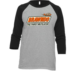 Brawndo Sports Energy Thirst Mutilator Vintage Raglan Retro Raglan 3/4 Sleeve Shirt Brawndo Sports Energy Thirst Mutilator Vintage Raglan Retro Raglan 3/4 Sleeve Shirt