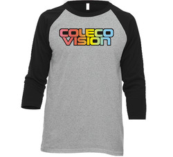 Colecv Black Ringer Vintage Raglan Retro Raglan 3/4 Sleeve Shirt Colecv Black Ringer Vintage Raglan Retro Raglan 3/4 Sleeve Shirt