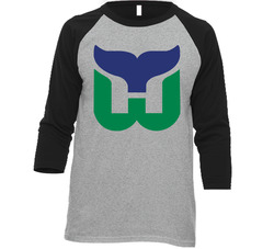 Vintage Nhl Hartford Whalers Vintage Raglan Retro Raglan 3/4 Sleeve Shirt Vintage Nhl Hartford Whalers Vintage Raglan Retro Raglan 3/4 Sleeve Shirt