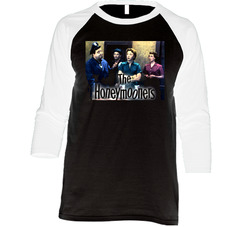 The Honeymooners Classic Tv Show Vintage Raglan Retro Raglan 3/4 Sleeve Shirt The Honeymooners Classic Tv Show Vintage Raglan Retro Raglan 3/4 Sleeve Shirt