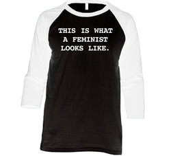 This Is What A Feminist Looks Like Vintage Raglan Retro Raglan 3/4 Sleeve Shirt This Is What A Feminist Looks Like Vintage Raglan Retro Raglan 3/4 Sleeve Shirt