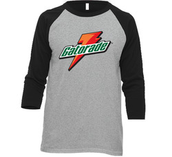 White Gatorade Drinking Energy Logo Apparel Vintage Raglan Retro Raglan 3/4 Sleeve Shirt White Gatorade Drinking Energy Logo Apparel Vintage Raglan Retro Raglan 3/4 Sleeve Shirt