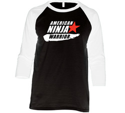 American Ninja Vintage Raglan Retro Raglan 3/4 Sleeve Shirt American Ninja Vintage Raglan Retro Raglan 3/4 Sleeve Shirt