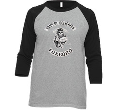 Sons Of Belichick Ne Foxboro Sons Of Anarchy Parody New England Ultimate Best Patriots Pats Vintage Raglan Retro Raglan 3/4 Sleeve Shirt Sons Of Belichick Ne Foxboro Sons Of Anarchy Parody New England Ultimate Best Patriots Pats Vintage Raglan Retro Raglan 3/4 Sleeve Shirt