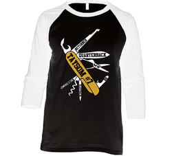 Taysom Thrill Hill Army Knife New Orleans Football Saints Funny Qb Vintage Raglan Retro Raglan 3/4 Sleeve Shirt Taysom Thrill Hill Army Knife New Orleans Football Saints Funny Qb Vintage Raglan Retro Raglan 3/4 Sleeve Shirt