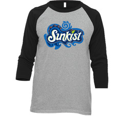 Sunkist Orange Pop Soda Drink Junk Food Vintage Raglan Retro Raglan 3/4 Sleeve Shirt Sunkist Orange Pop Soda Drink Junk Food Vintage Raglan Retro Raglan 3/4 Sleeve Shirt