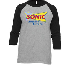 Sonic Drive In Cool Popular Food Drink Restaurant Brand Logo Gift Vintage Raglan Retro Raglan 3/4 Sleeve Shirt Sonic Drive In Cool Popular Food Drink Restaurant Brand Logo Gift Vintage Raglan Retro Raglan 3/4 Sleeve Shirt
