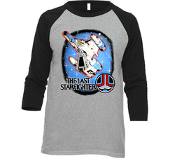 The Last Starfighter Sci Fi Classic Movie Vintage Raglan Retro Raglan 3/4 Sleeve Shirt The Last Starfighter Sci Fi Classic Movie Vintage Raglan Retro Raglan 3/4 Sleeve Shirt
