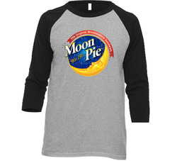 Moon Pie Cool Popular Food Drink Restaurant Brand Logo Gift Vintage Raglan Retro Raglan 3/4 Sleeve Shirt Moon Pie Cool Popular Food Drink Restaurant Brand Logo Gift Vintage Raglan Retro Raglan 3/4 Sleeve Shirt