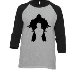 Full Metal Alchemist Cult Classic Anime Vintage Raglan Retro Raglan 3/4 Sleeve Shirt Full Metal Alchemist Cult Classic Anime Vintage Raglan Retro Raglan 3/4 Sleeve Shirt