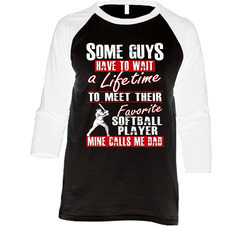My Daughter is My Favorite Player Softball Mom T Shirt - Gift for Mom Vintage Raglan Retro Raglan 3/4 Sleeve Shirt My Daughter is My Favorite Player Softball Mom T Shirt - Gift for Mom Vintage Raglan Retro Raglan 3/4 Sleeve Shirt