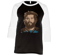 Brent Burns San Jose Sharks Hockey Vintage Raglan Retro Raglan 3/4 Sleeve Shirt Brent Burns San Jose Sharks Hockey Vintage Raglan Retro Raglan 3/4 Sleeve Shirt
