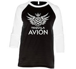 Avion Tequila Entourage Vintage Raglan Retro Raglan 3/4 Sleeve Shirt Avion Tequila Entourage Vintage Raglan Retro Raglan 3/4 Sleeve Shirt