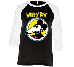 Mickey Rat Funny Parody Mouse Cartoon Retro Vintage Raglan Retro Raglan 3/4 Sleeve Shirt Mickey Rat Funny Parody Mouse Cartoon Retro Vintage Raglan Retro Raglan 3/4 Sleeve Shirt