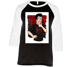 Markiplier Youtuber Vintage Raglan Retro Raglan 3/4 Sleeve Shirt Markiplier Youtuber Vintage Raglan Retro Raglan 3/4 Sleeve Shirt