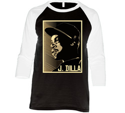 Jay Dee Slum Village Rap Vintage Raglan Retro Raglan 3/4 Sleeve Shirt Jay Dee Slum Village Rap Vintage Raglan Retro Raglan 3/4 Sleeve Shirt