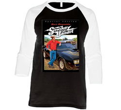 Smokey And The Bandit Cool 70's Comedy Vintage Classic Movie Fan Vintage Raglan Retro Raglan 3/4 Sleeve Shirt Smokey And The Bandit Cool 70's Comedy Vintage Classic Movie Fan Vintage Raglan Retro Raglan 3/4 Sleeve Shirt