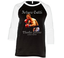 Arturo Gatti Boxing Tribute Vintage Raglan Retro Raglan 3/4 Sleeve Shirt Arturo Gatti Boxing Tribute Vintage Raglan Retro Raglan 3/4 Sleeve Shirt