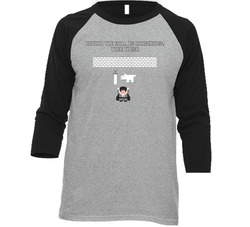 Beyond The Wall - Darker Vintage Raglan Retro Raglan 3/4 Sleeve Shirt Beyond The Wall - Darker Vintage Raglan Retro Raglan 3/4 Sleeve Shirt