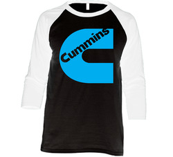 Cummins Vintage Raglan Retro Raglan 3/4 Sleeve Shirt Cummins Vintage Raglan Retro Raglan 3/4 Sleeve Shirt