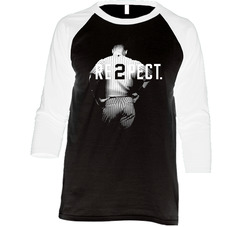 Respect Derek Jeter Re2pect Vintage Raglan Retro Raglan 3/4 Sleeve Shirt Respect Derek Jeter Re2pect Vintage Raglan Retro Raglan 3/4 Sleeve Shirt