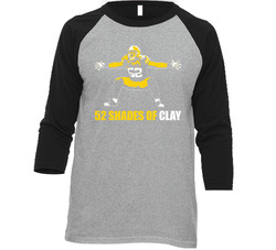 52 Shades Of Clay Matthews Green Bay Football Cheesehead Vintage Raglan Retro Raglan 3/4 Sleeve Shirt 52 Shades Of Clay Matthews Green Bay Football Cheesehead Vintage Raglan Retro Raglan 3/4 Sleeve Shirt