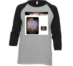 The Lonesome Crowded West Modest Mouse Vintage Raglan Retro Raglan 3/4 Sleeve Shirt The Lonesome Crowded West Modest Mouse Vintage Raglan Retro Raglan 3/4 Sleeve Shirt