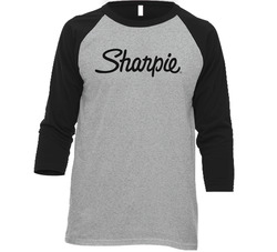 Sharpie Fun Scott Pilgrim Vs The World Popular Movie Vintage Raglan Retro Raglan 3/4 Sleeve Shirt Sharpie Fun Scott Pilgrim Vs The World Popular Movie Vintage Raglan Retro Raglan 3/4 Sleeve Shirt