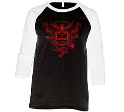 Aneurysm - Through Gods Grace Vintage Raglan Retro Raglan 3/4 Sleeve Shirt Aneurysm - Through Gods Grace Vintage Raglan Retro Raglan 3/4 Sleeve Shirt