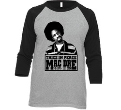 Mac Dre Thizz In Peace Rip Hip Hop Rap Vintage Raglan Retro Raglan 3/4 Sleeve Shirt Mac Dre Thizz In Peace Rip Hip Hop Rap Vintage Raglan Retro Raglan 3/4 Sleeve Shirt