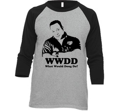 What Would Doug The King Of Queens Do Vintage Raglan Retro Raglan 3/4 Sleeve Shirt What Would Doug The King Of Queens Do Vintage Raglan Retro Raglan 3/4 Sleeve Shirt