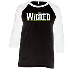 Wicked Musical Vintage Raglan Retro Raglan 3/4 Sleeve Shirt