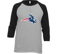 Moose New England Patriots Parody Quinn Ojinnaka Pats Dynasty Patriot Nation Ultimate Football Fan Vintage Raglan Retro Raglan 3/4 Sleeve Shirt Moose New England Patriots Parody Quinn Ojinnaka Pats Dynasty Patriot Nation Ultimate Football Fan Vintage Raglan Retro Raglan 3/4 Sleeve Shirt