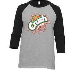 Orange Crush Pop Logo Vintage Raglan Retro Raglan 3/4 Sleeve Shirt