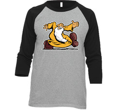 Underground Comics R Crumb Mr Natural Vintage Raglan Retro Raglan 3/4 Sleeve Shirt Underground Comics R Crumb Mr Natural Vintage Raglan Retro Raglan 3/4 Sleeve Shirt