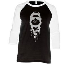 Eazy-e Eazy Duz It Rap West Coast Vintage Raglan Retro Raglan 3/4 Sleeve Shirt Eazy-e Eazy Duz It Rap West Coast Vintage Raglan Retro Raglan 3/4 Sleeve Shirt
