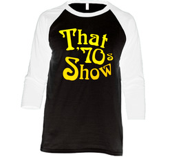 That 70s Show Tv Logo Vintage Raglan Retro Raglan 3/4 Sleeve Shirt That 70s Show Tv Logo Vintage Raglan Retro Raglan 3/4 Sleeve Shirt