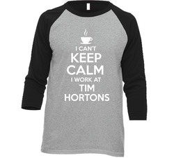 Tim Hortons Vintage Raglan Retro Raglan 3/4 Sleeve Shirt Tim Hortons Vintage Raglan Retro Raglan 3/4 Sleeve Shirt