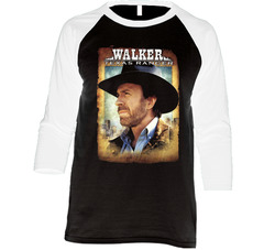 Walker Texas Ranger Tv Series Drama Vintage Raglan Retro Raglan 3/4 Sleeve Shirt Walker Texas Ranger Tv Series Drama Vintage Raglan Retro Raglan 3/4 Sleeve Shirt