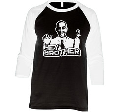 Hey Brother Arrested Development Tv Vintage Raglan Retro Raglan 3/4 Sleeve Shirt Hey Brother Arrested Development Tv Vintage Raglan Retro Raglan 3/4 Sleeve Shirt