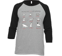 Bare Hands Vintage Raglan Retro Raglan 3/4 Sleeve Shirt Bare Hands Vintage Raglan Retro Raglan 3/4 Sleeve Shirt