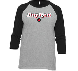 Big Red Gum Cinnamon Chewy Hot Vintage Raglan Retro Raglan 3/4 Sleeve Shirt Big Red Gum Cinnamon Chewy Hot Vintage Raglan Retro Raglan 3/4 Sleeve Shirt