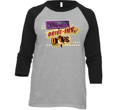 New Diners Drive Ins Dives Food Network Guy Fieri Vintage Raglan Retro Raglan 3/4 Sleeve Shirt New Diners Drive Ins Dives Food Network Guy Fieri Vintage Raglan Retro Raglan 3/4 Sleeve Shirt